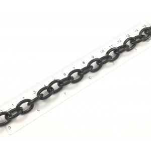 Aluminium chain 15x11 mm black*